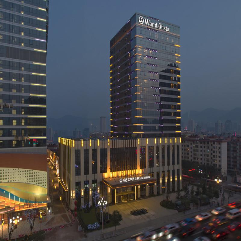 Wanda Vista Lanzhou Hotell Exteriör bild