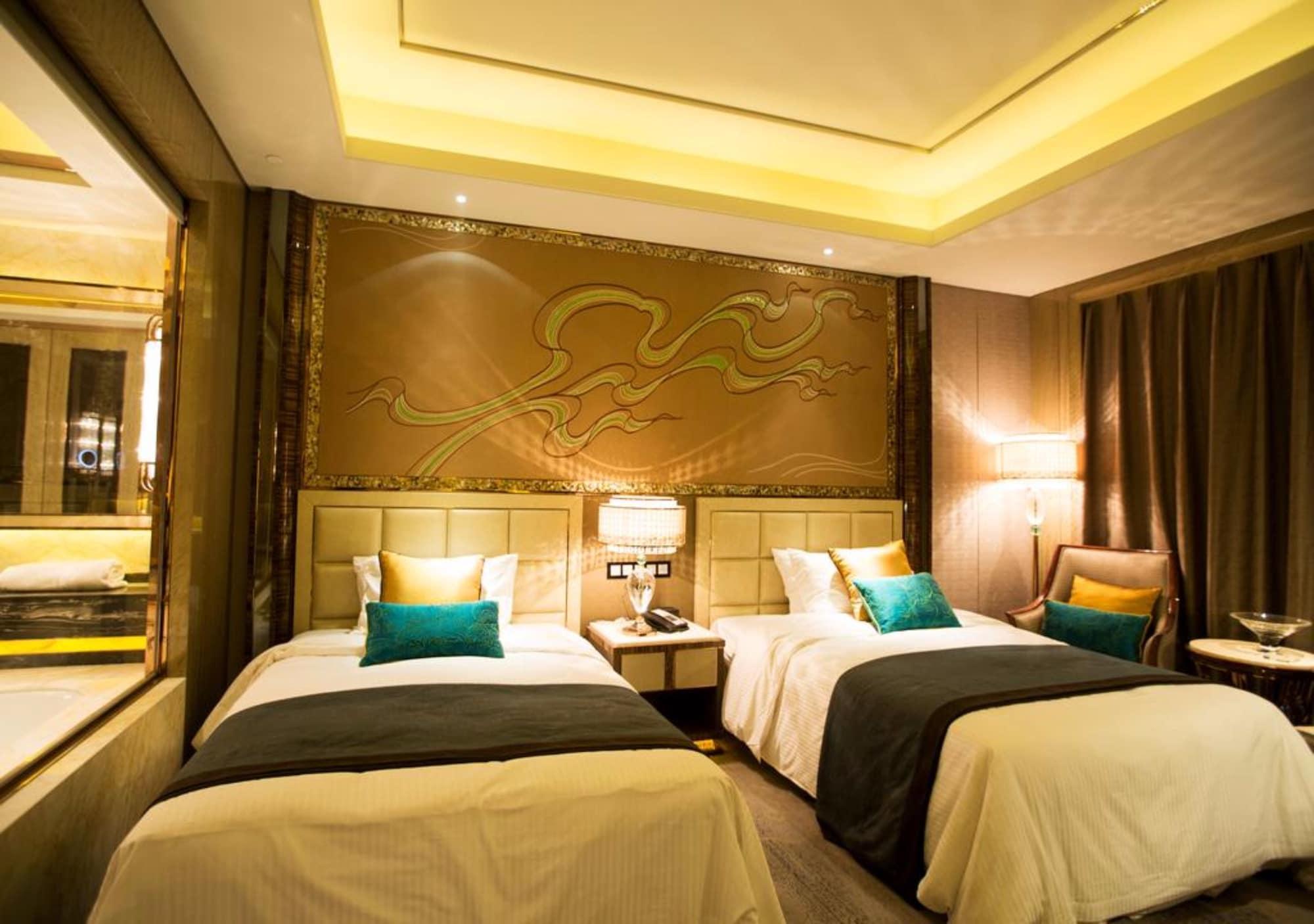 Wanda Vista Lanzhou Hotell Exteriör bild