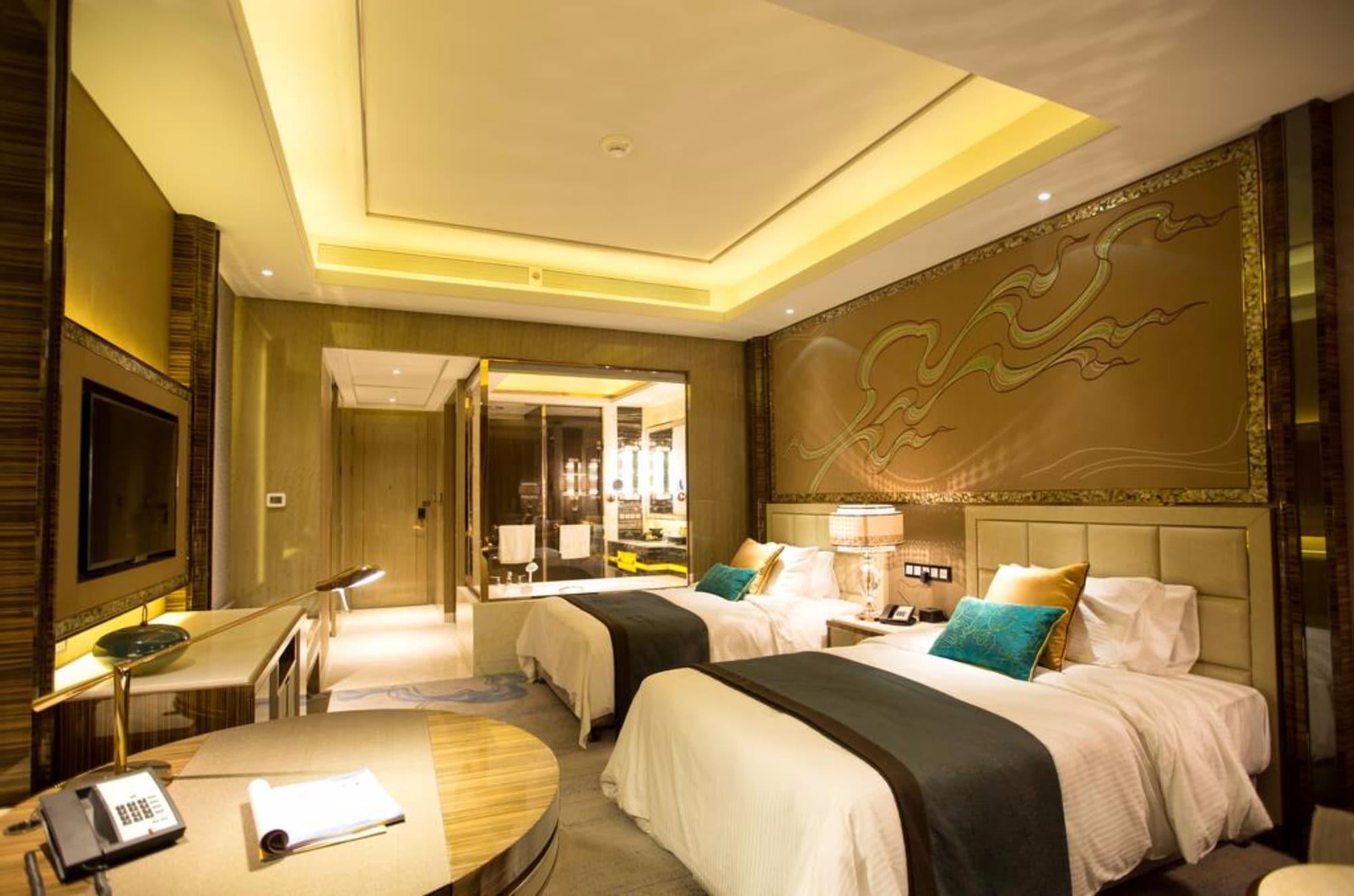 Wanda Vista Lanzhou Hotell Exteriör bild