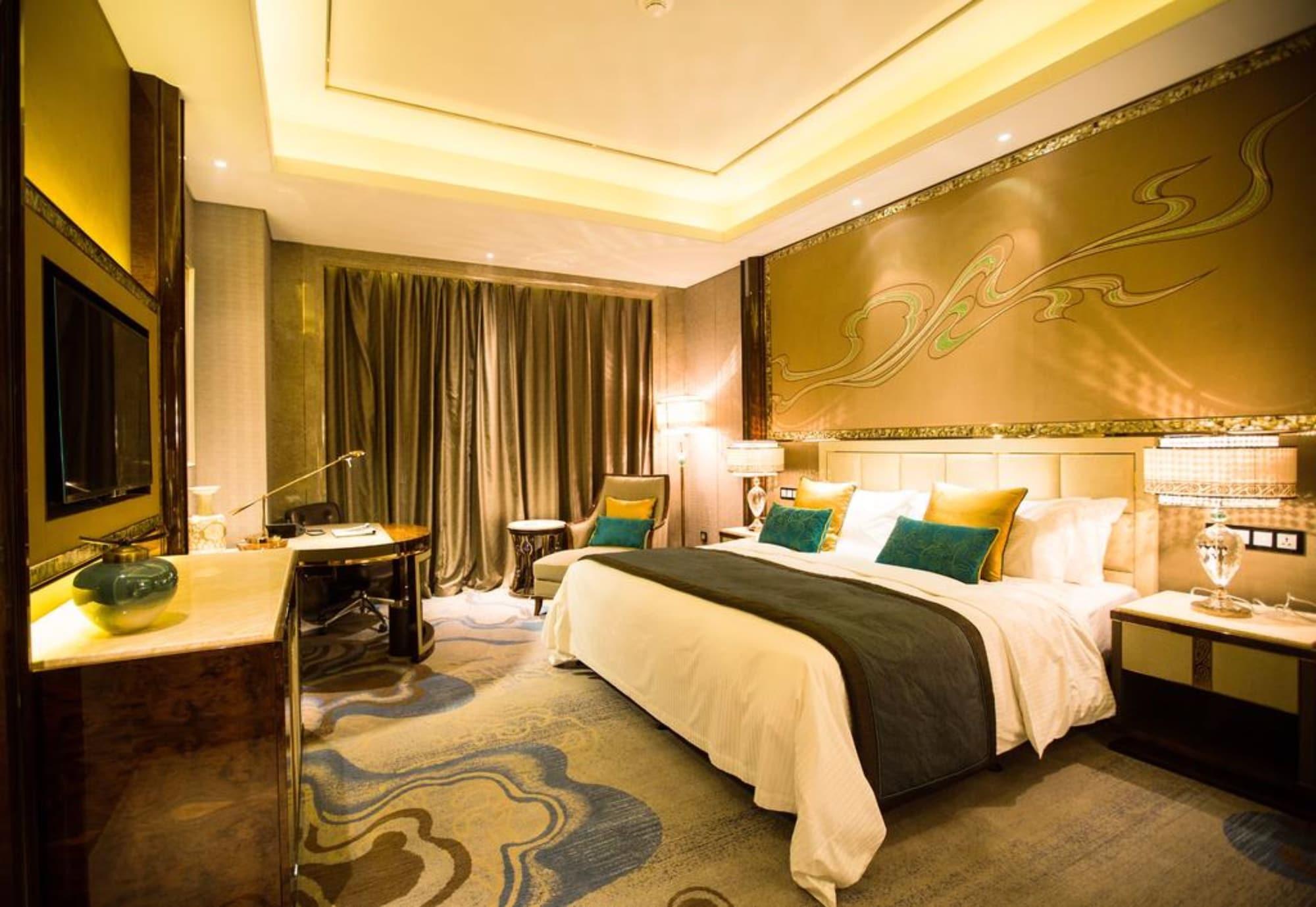 Wanda Vista Lanzhou Hotell Exteriör bild