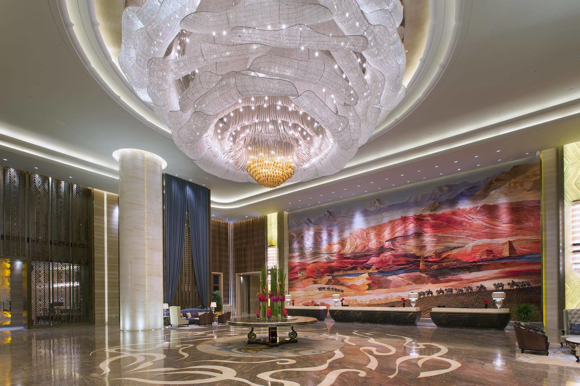 Wanda Vista Lanzhou Hotell Exteriör bild